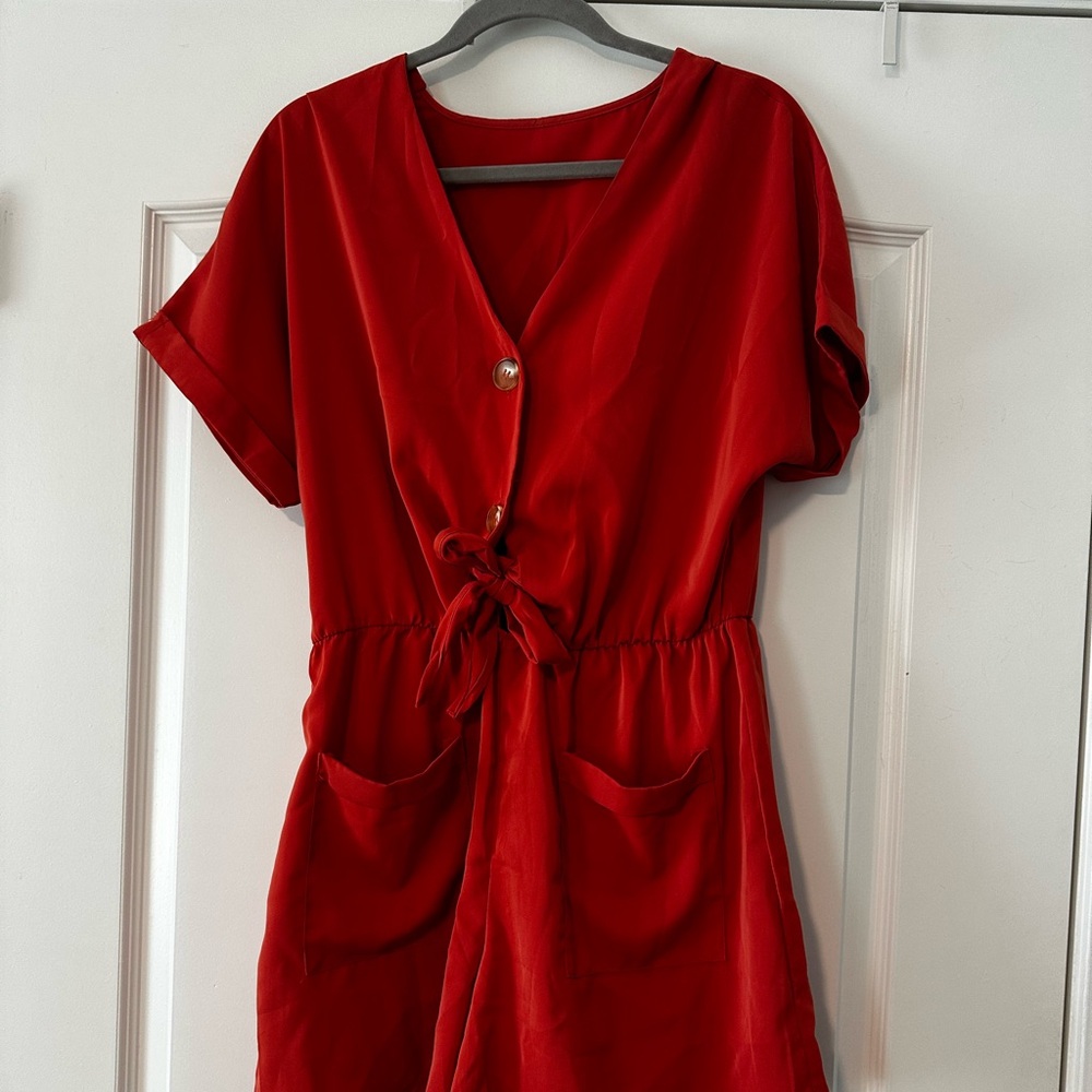 Orange Romper